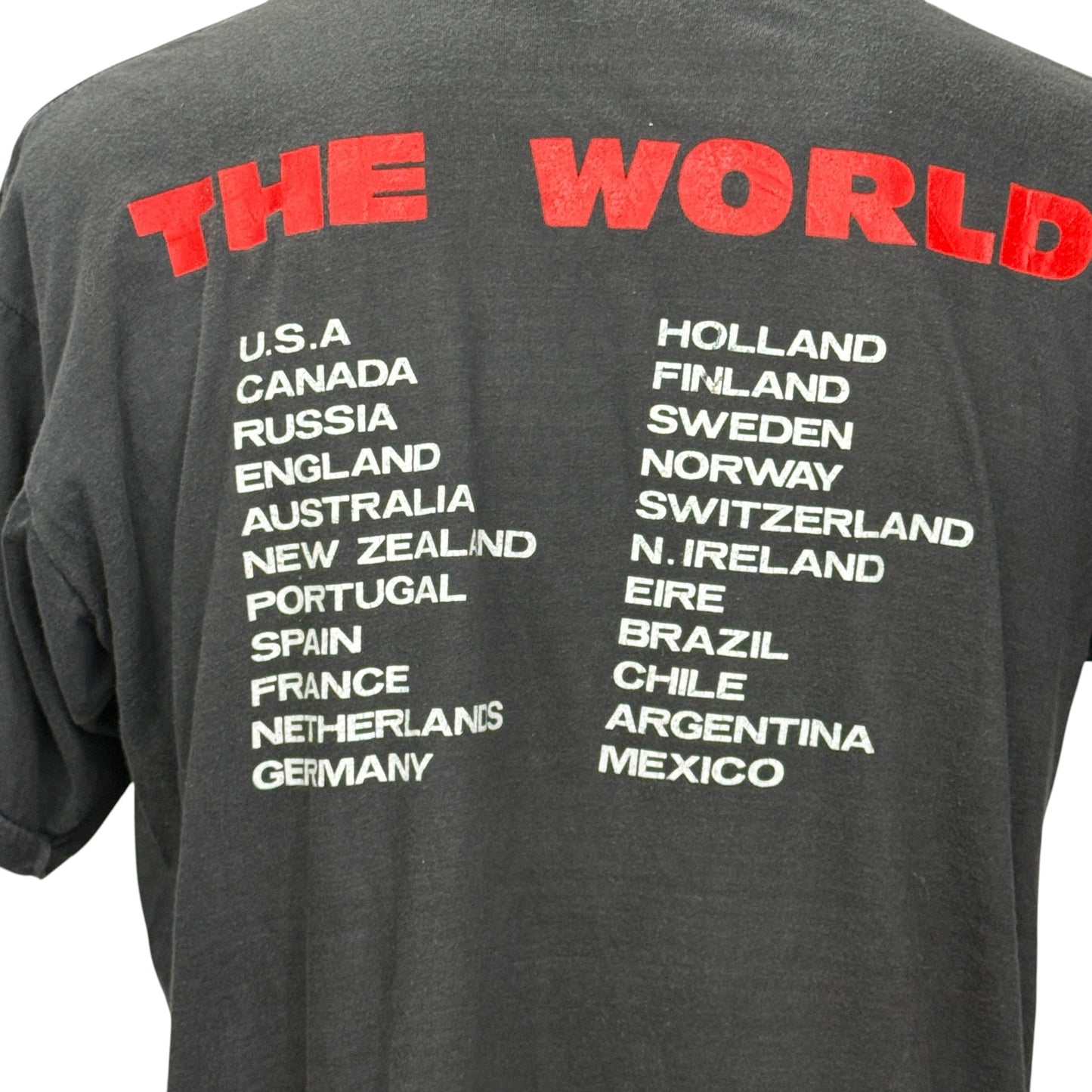 【BON JOVI】ボンジョヴィ "NEW JERSEY SYNDICATE" "WORLD TOUR 1989" 80's Vintage Tシャツ