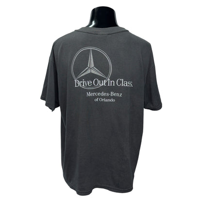 【MERCEDES-BENZ】メルセデスベンツ RDV SPORTSPLEX 企業物コラボ "Drive In Your Friends" 90's 00's Vintage Tシャツ