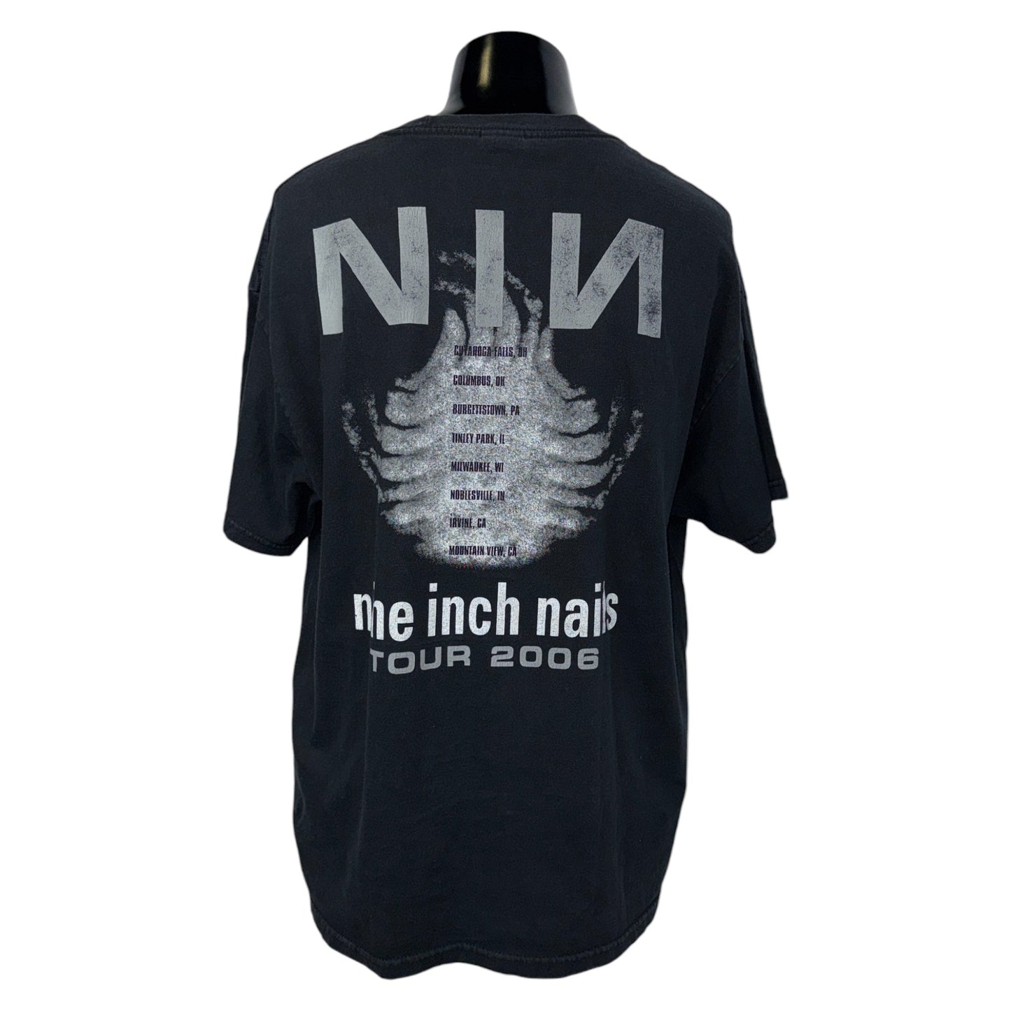 [NINE INCH NAILS] Nine Inch Nails 2006 Tour T-shirt XL