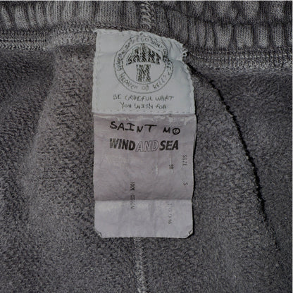 [SAINT MICHAEL × WIND AND SEA] Saint Michael Wind and Sea Sweatpants, Size S