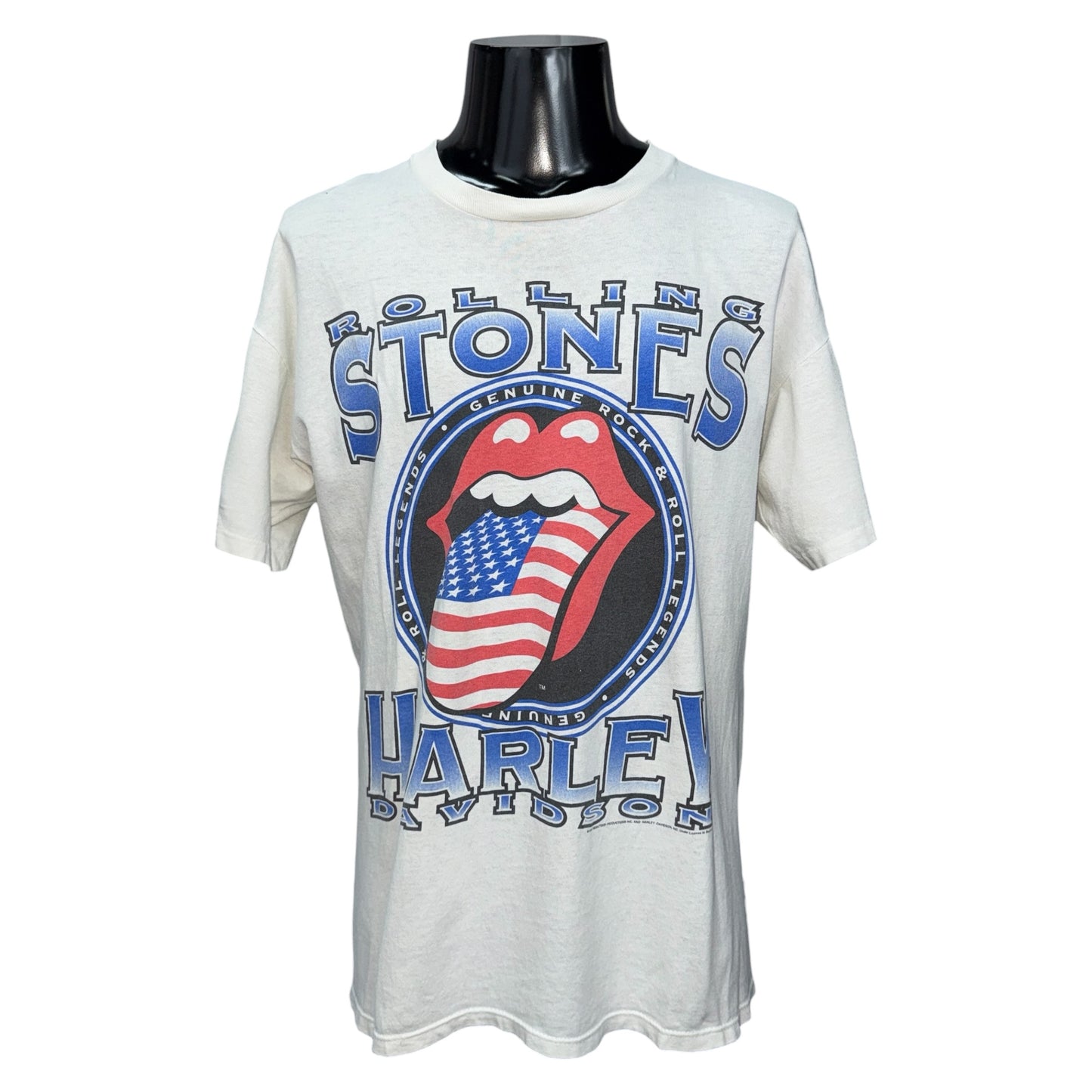 【THE ROLLING STONES】ローリング・ストーンズ "HARLEY-DAVIDSON" 90's Vintage Tシャツ