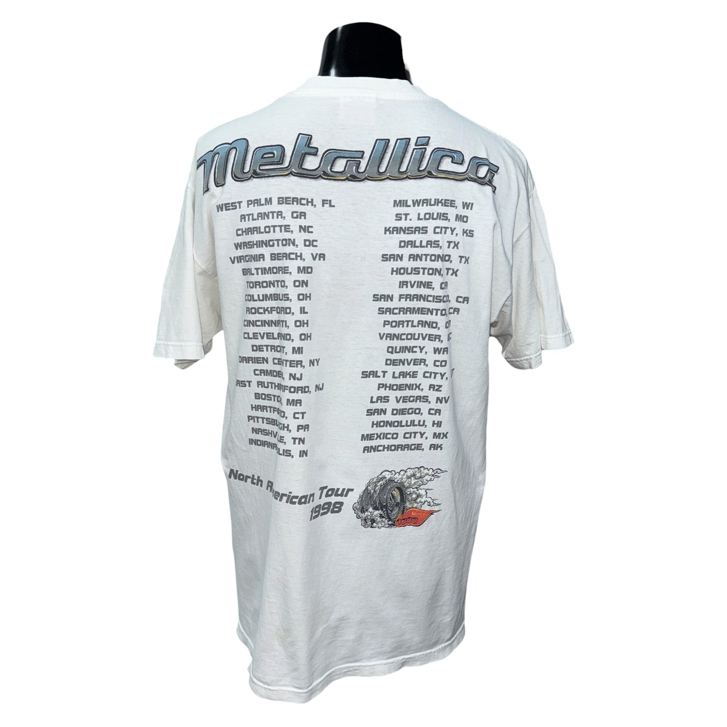【METALLICA】メタリカ "ED ROTH" 1998 North American Tour Tシャツ