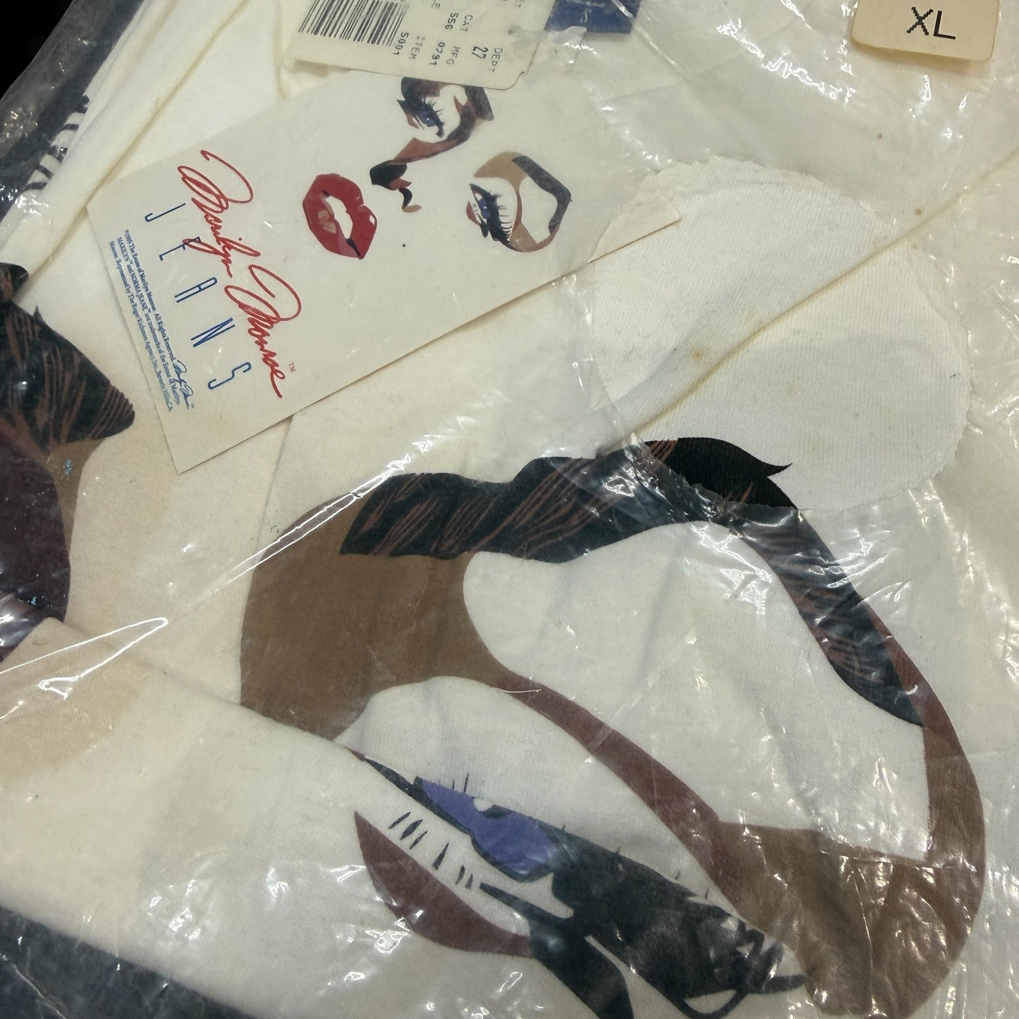 【MARILYN MONROE】マリリン・モンロー "ABSTRACT FACE" 90's Vintage Tシャツ