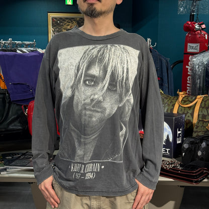 【NIRVANA】ニルヴァーナ "KURT COBAIN 1967-1994" 90's Vintage ロンT