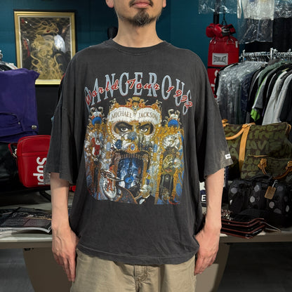 【MICHAEL JACKSON】マイケルジャクソン “DANGEROUS WORLD TOUR 1992” 90’s Vintage Tシャツ