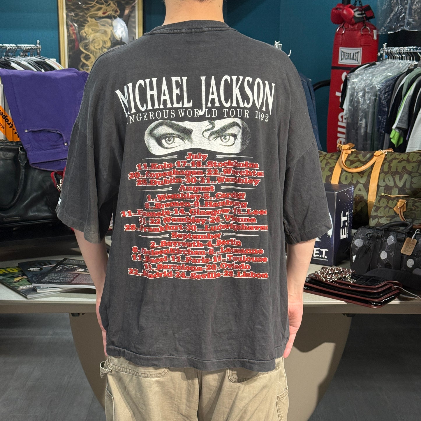 【MICHAEL JACKSON】マイケルジャクソン “DANGEROUS WORLD TOUR 1992” 90’s Vintage Tシャツ