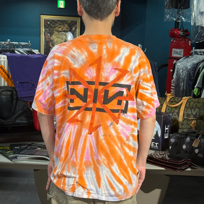 【NINE INCH NAILS】ナイン・インチ・ネイルズ "THESPIN" 90's Vintage タイダイTシャツ
