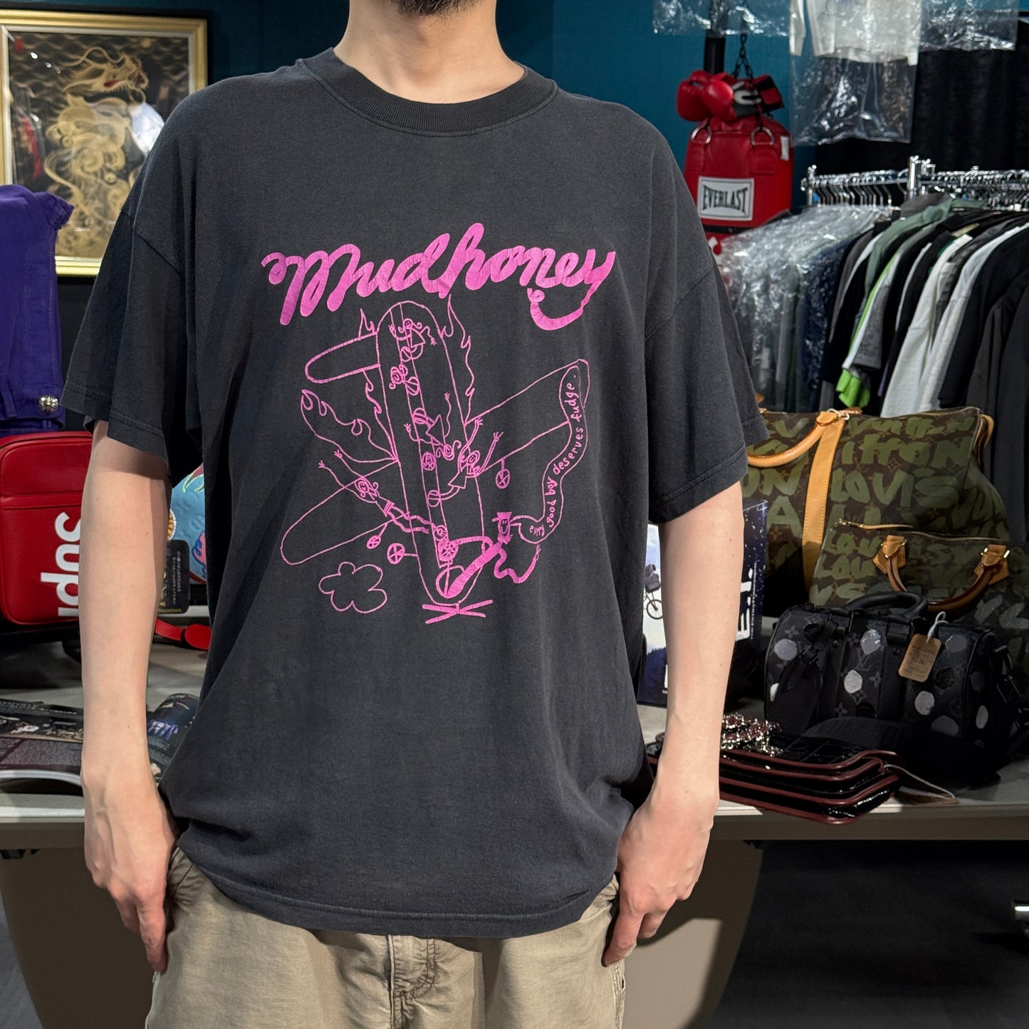 【MUD HONEY】マッドハニー "Every Good Boy Deserves Fudge"90s Tシャツ