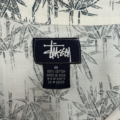 【STUSSY】ステューシー 90's / OLDSTUSSY / ワークシャツ / サイズM / Japanese pattern