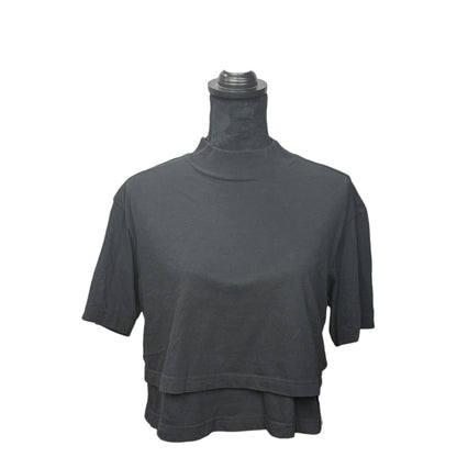【Y-3】ワイスリー "STACKED LOGO LAYERED MOCK NECK" Tシャツ