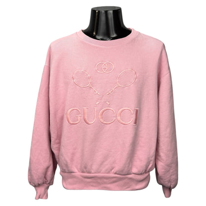 【GUCCI】グッチ "TENNIS EMBROIDERED" スウェット