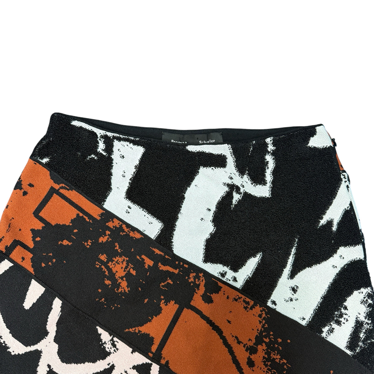 【PROENZA SCHOULER】プロエンザスクーラー "ABSTRACT GRAPHIC KNIT" スカート