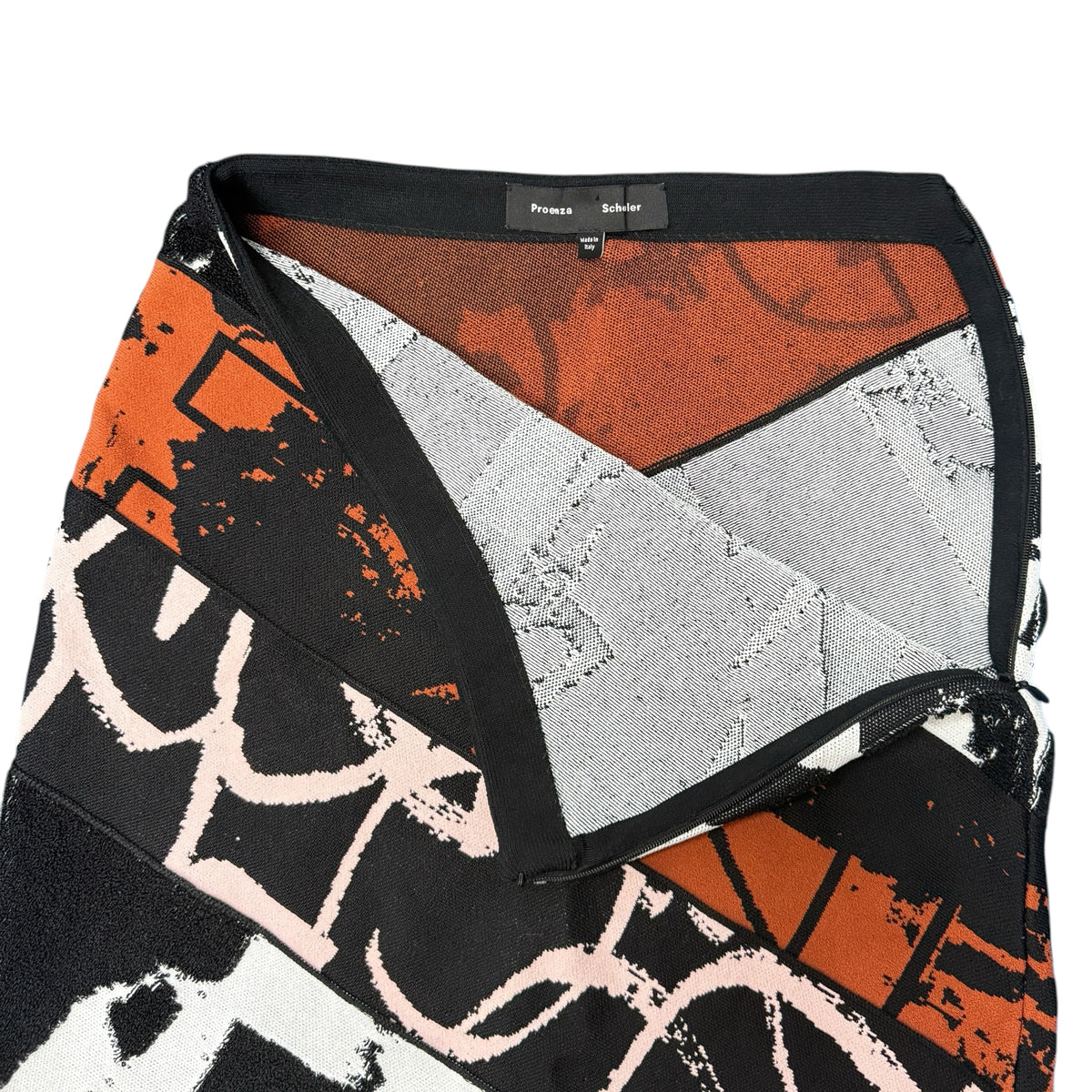 【PROENZA SCHOULER】プロエンザスクーラー "ABSTRACT GRAPHIC KNIT" スカート