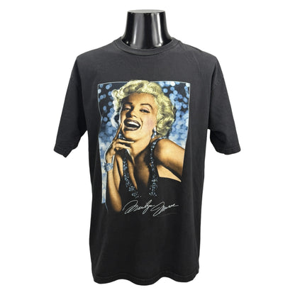 【MARILYN MONROE】マリリンモンロー "サイングラフィック" cygnusタグ 00's Vintage Tシャツ
