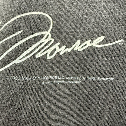 【MARILYN MONROE】マリリンモンロー "サイングラフィック" cygnusタグ 00's Vintage Tシャツ