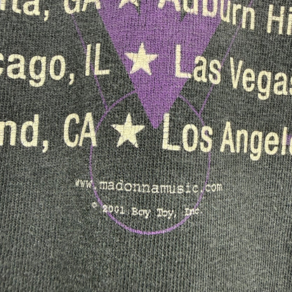 【MADONNA】マドンナ “DROWNED WORLD TOUR 2001” Vintage Tシャツ
