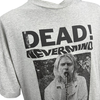 【NIRVANA】ニルヴァーナ カート・コバーン "DEAD! NEVERMIND" 90's ユーロ Vintage Tシャツ