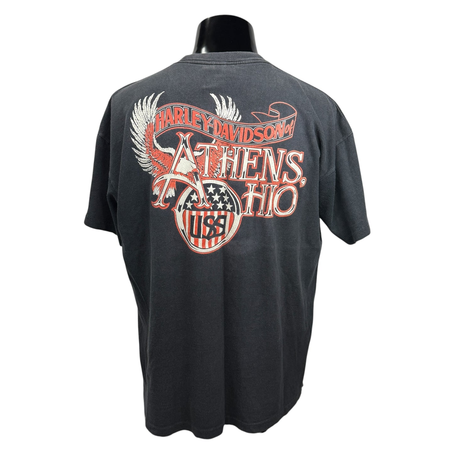 【HARLEY- DAVIDSON】ハーレー・ダビットソン “FREEDOM STARTS HERE” 90’s Vintage Tシャツ
