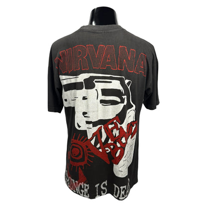 【NIRVANA】ニルヴァーナ "Grunge is Dead / Vestibule" Vintage Tシャツ