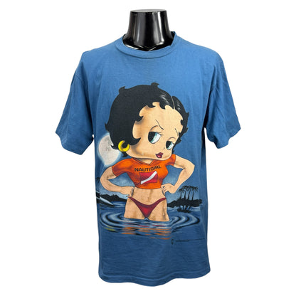 【BETTY BOOP】ベティブープ "NAUTIGIRL" 90's Vintage Tシャツ