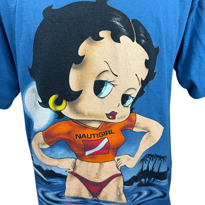 【BETTY BOOP】ベティブープ "NAUTIGIRL" 90's Vintage Tシャツ