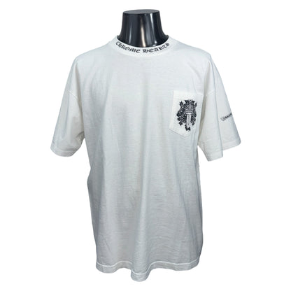【CHROME HEARTS】オールドネックロゴ "Vine Dagger" ポケット Tシャツ