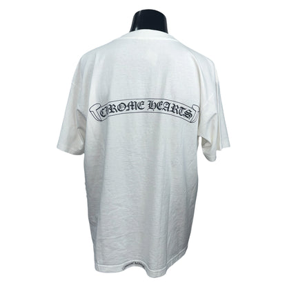 【CHROME HEARTS】オールドネックロゴ "Vine Dagger" ポケット Tシャツ