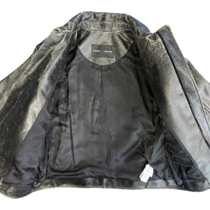 【PROENZA SCHOULER】プロエンザスクーラー "CRACKED CALFSKIN RIDERS" レザージャケット