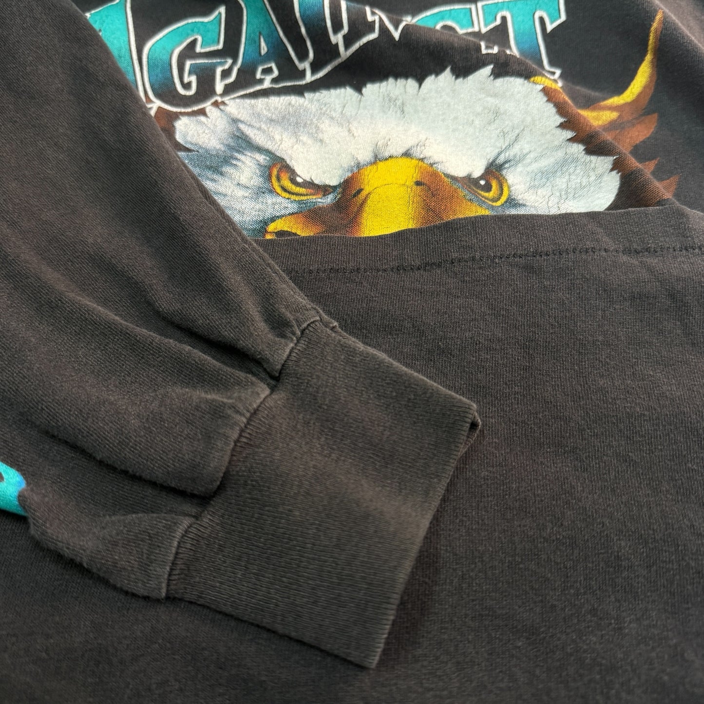 【HARLEY-DAVIDSON】ハーレーダビッドソン "AGAINST THE WIND" 90's Vintage ロングスリーブTシャツ