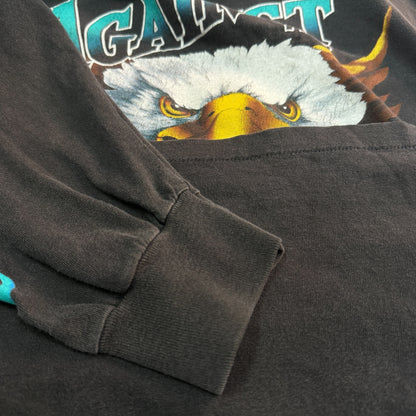 【HARLEY-DAVIDSON】ハーレーダビッドソン "AGAINST THE WIND" 90's Vintage ロングスリーブTシャツ