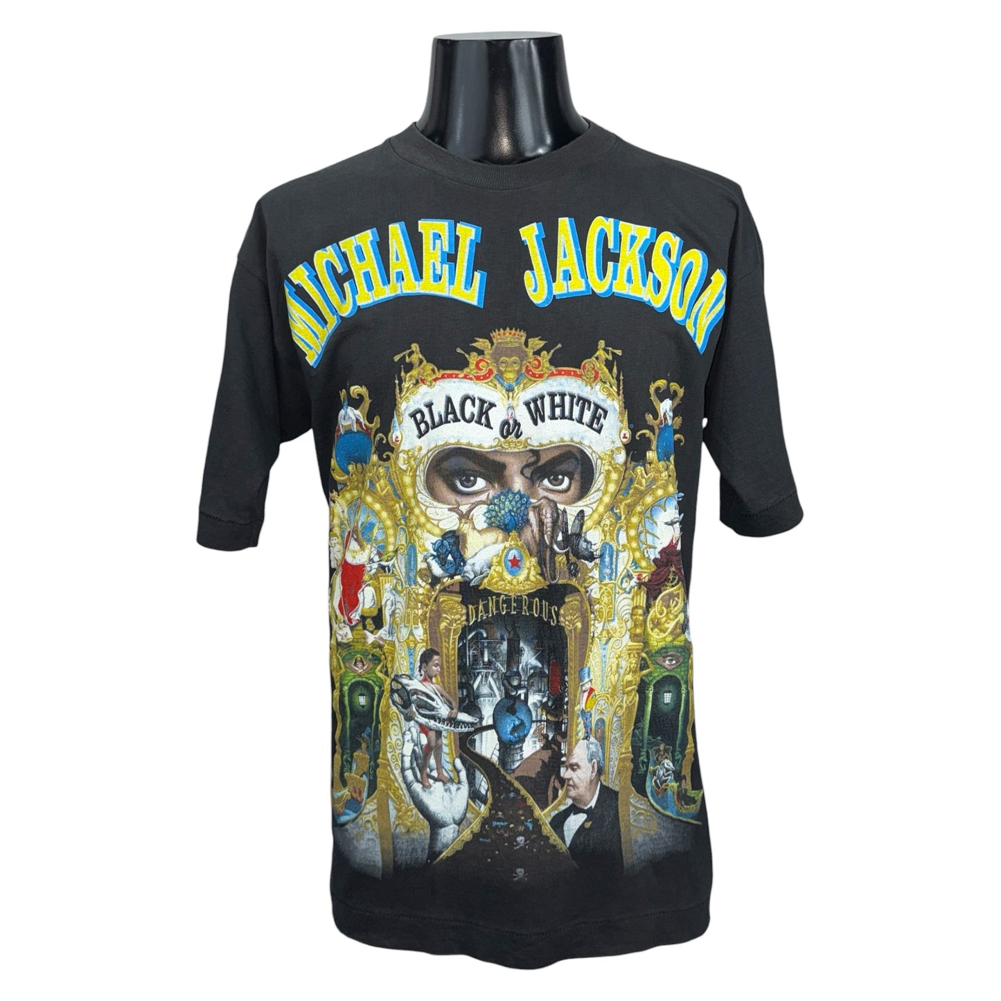 【MICHAEL JACKSON】マイケル・ジャクソン "DANGEROUS / BLACK OR WHITE" 90's Vintage Tシャツ