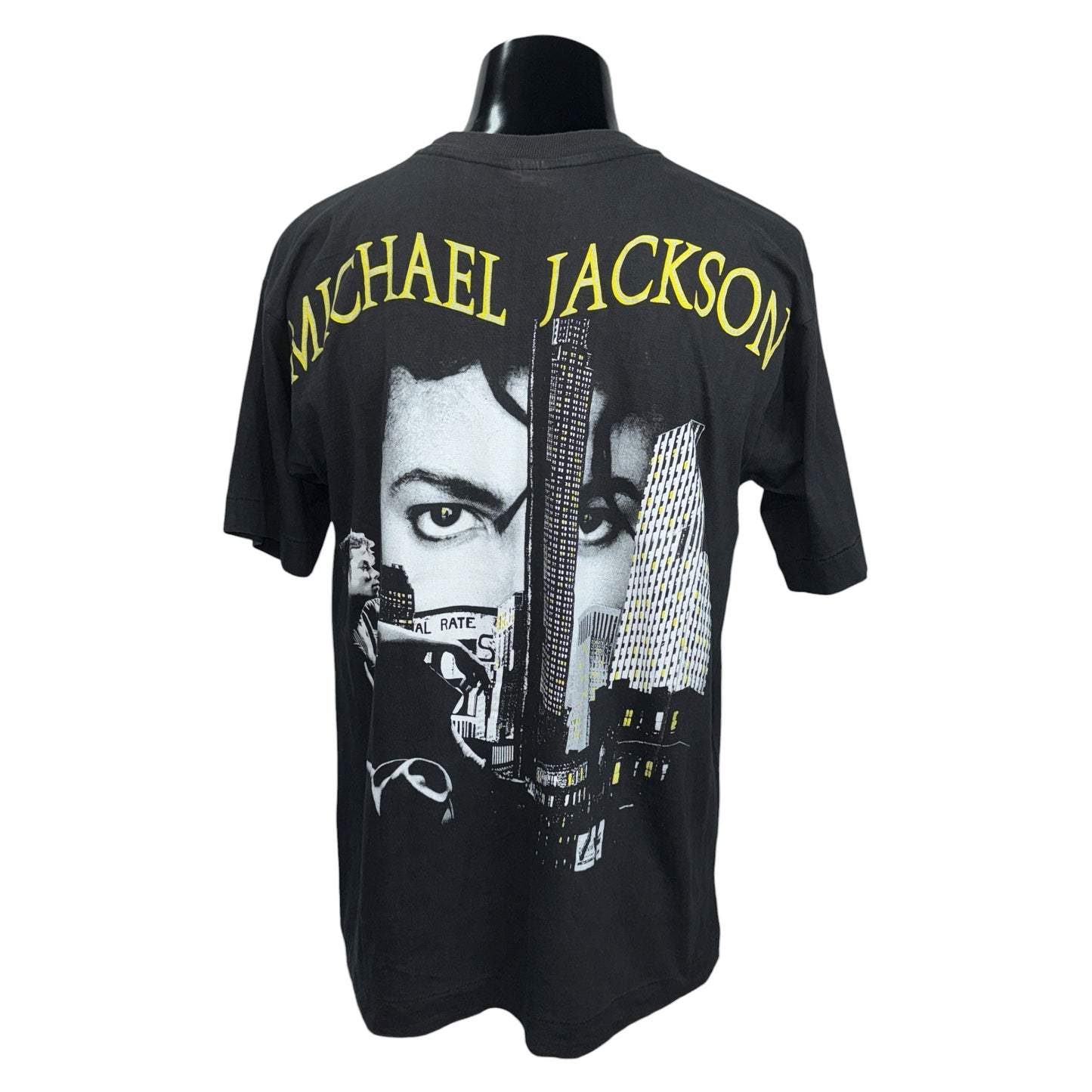 【MICHAEL JACKSON】マイケル・ジャクソン "DANGEROUS / BLACK OR WHITE" 90's Vintage Tシャツ