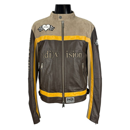 【(di)vision】ディビジョン "LEATHER RACING JACKET" レザージャケット