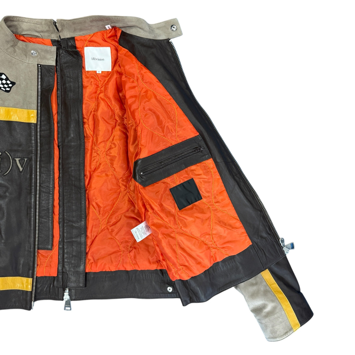 【(di)vision】ディビジョン "LEATHER RACING JACKET" レザージャケット