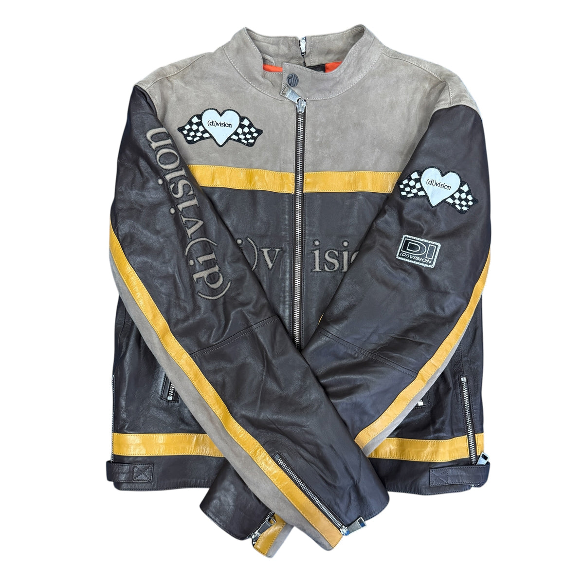 【(di)vision】ディビジョン "LEATHER RACING JACKET" レザージャケット