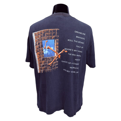 【RUSH】ラッシュ "ROLL THE BONES" 90's Vintage Tour Tシャツ