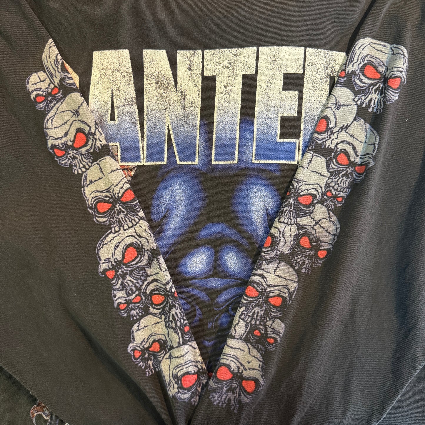 [PANTERA] Pantera PANTHER SKULL GRAPHIC Long Sleeve T-Shirt XL