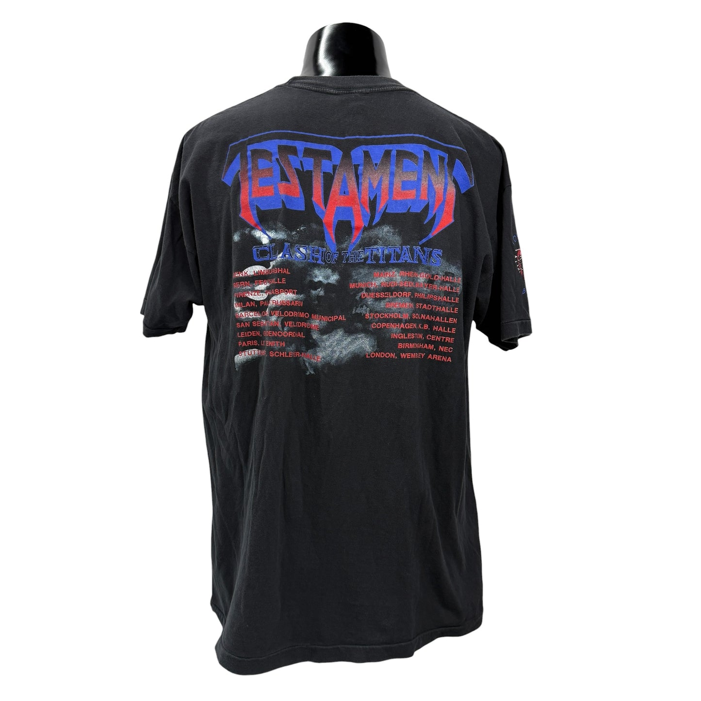 【TESTAMENT】テスタメント "CLASH OF THE TITANS" 90's Vintage Tシャツ