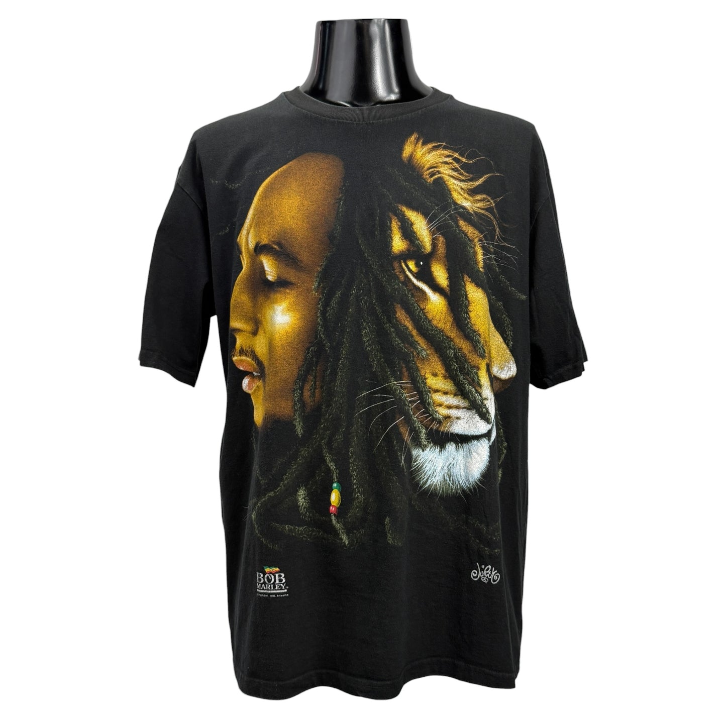 【BOB MARLEY】ボブマーリー "LION OF JUDAH" 90's Vintage Tシャツ 1997MICHAELタグ