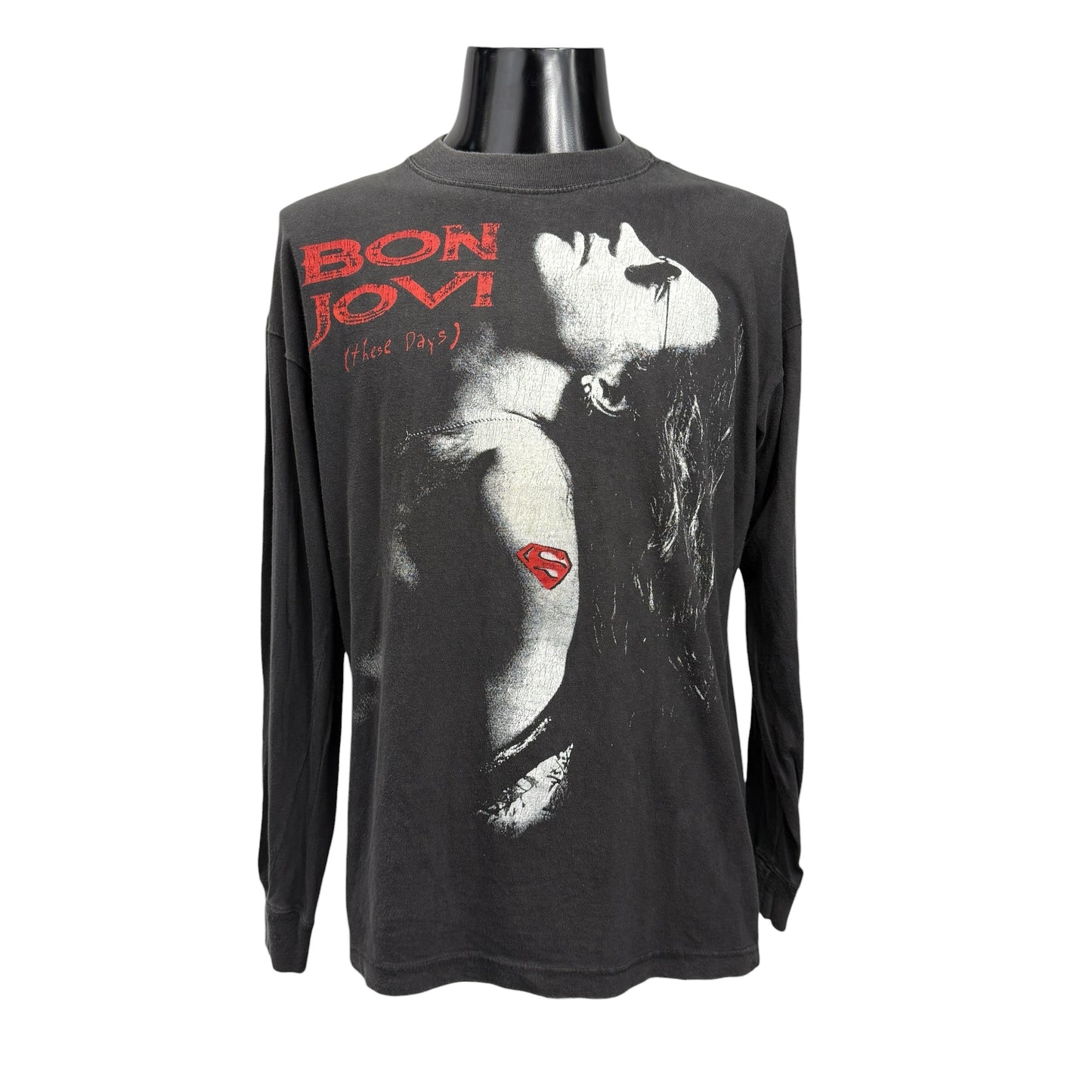 【BON JOVI】ボン・ジョヴィ "THESE DAYS TOUR 1995" 90's Vintage ロングスリーブ Tシャツ