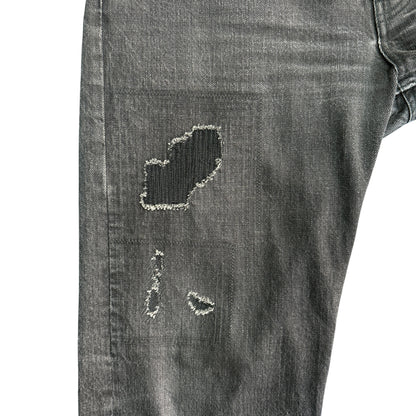 【LOUIS VUITTON×FRAGMENTS】ルイヴィトン×フラグメント ダメージ加工 17SS デニム パンツ