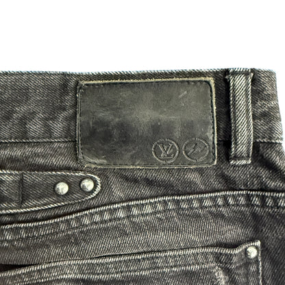 【LOUIS VUITTON×FRAGMENTS】ルイヴィトン×フラグメント ダメージ加工 17SS デニム パンツ