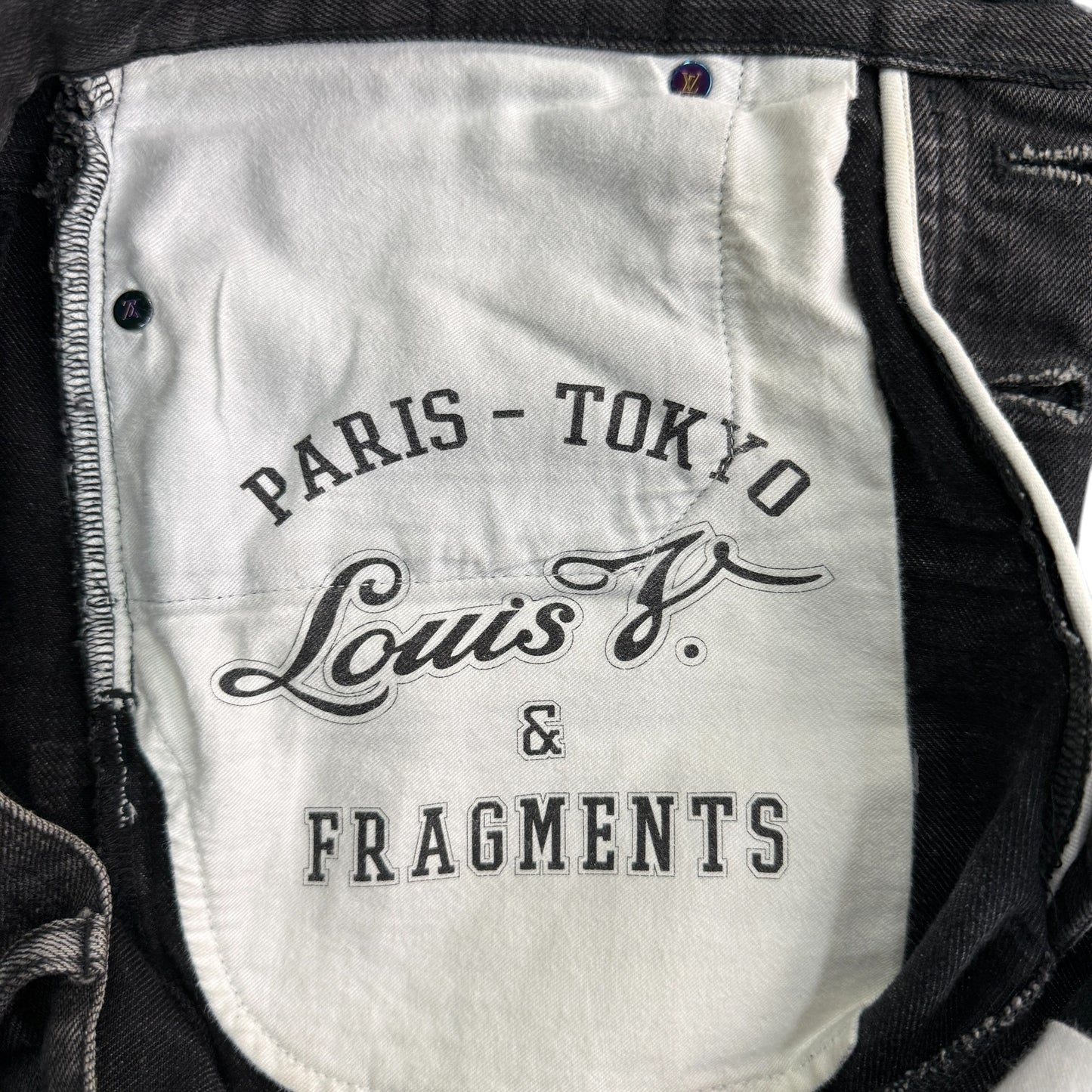 【LOUIS VUITTON×FRAGMENTS】ルイヴィトン×フラグメント ダメージ加工 17SS デニム パンツ