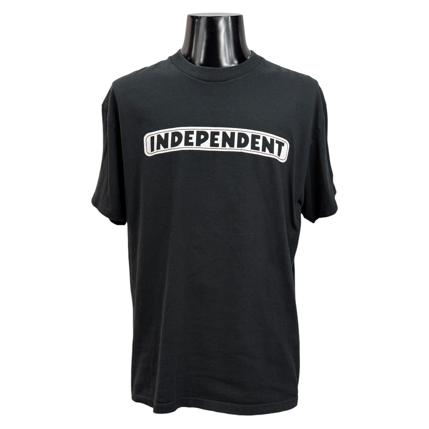 【INDEPENDENT】インディペンデント "BAR LOGO" 00's Vintage Tシャツ black