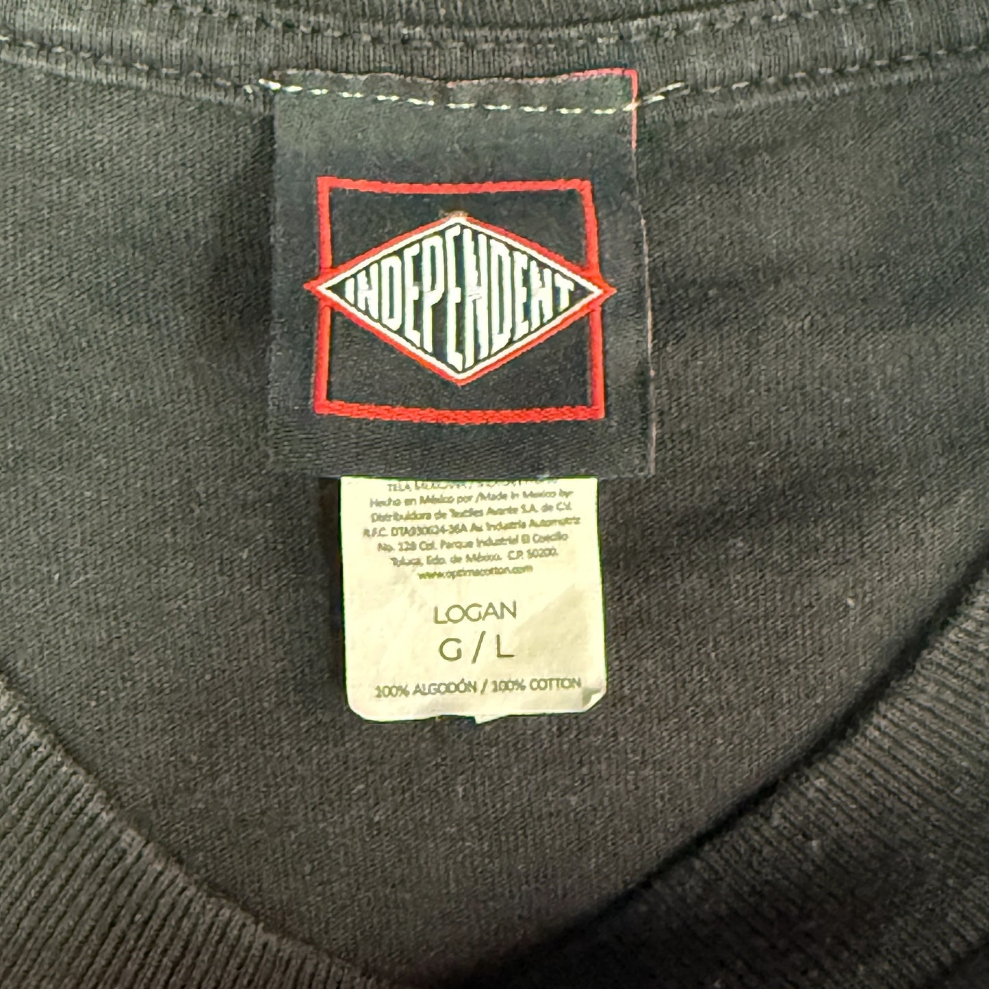 【INDEPENDENT】インディペンデント "BAR LOGO" 00's Vintage Tシャツ black