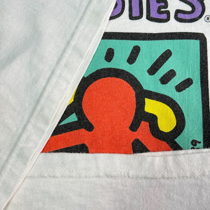 【KEITH HARING】キース・ヘリング "BEST BUDDIES" Hanes BEEFY-Tタグ アートTシャツ