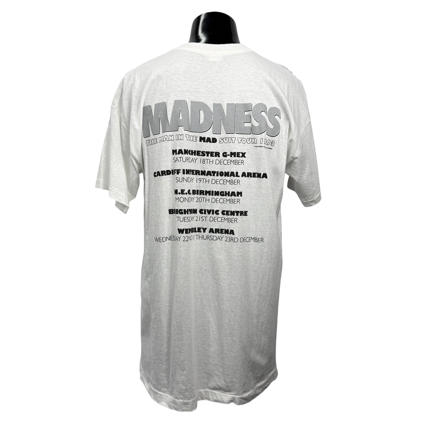 【MADNESS】マッドネス "THE MAN IN MAD SUIT TOUR 1993" 90's Vintage Tシャツ