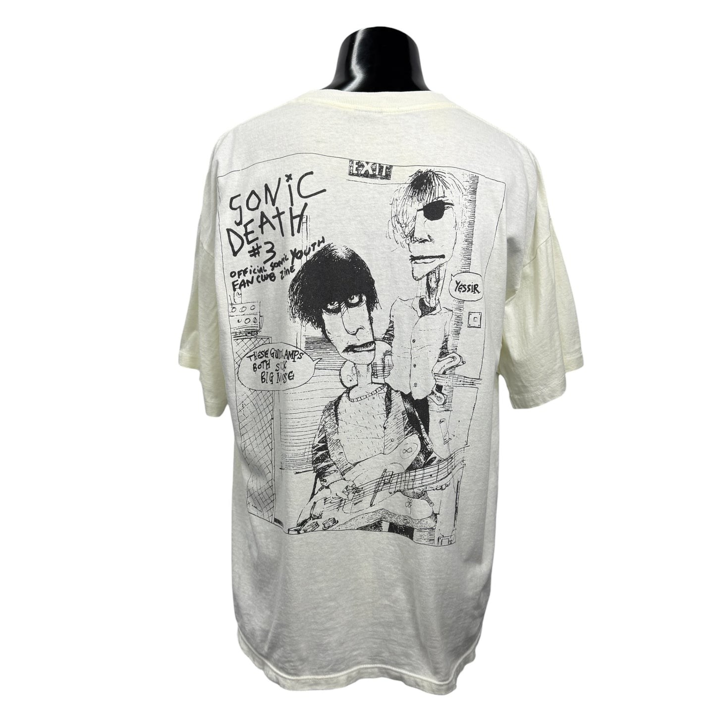【SONIC YOUTH】ソニック・ユース "SONIC DEATH" 1993年コピーライト 90's Vintage Tシャツ