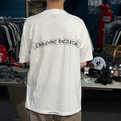 【CHROME HEARTS】オールドネックロゴ "Vine Dagger" ポケット Tシャツ