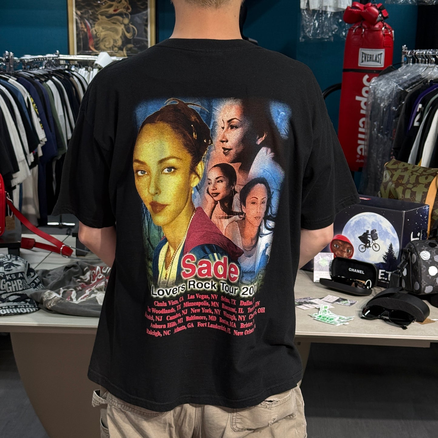 【SADE】シャーデー "Lovers Rock Tour 2001" 00's Vintage Rap Tシャツ